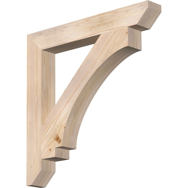 Ekena Millwork Imperial Slat Smooth Bracket, Douglas Fir, 5 1/2"W x 42"D x 42"H BKT06X42X42IMP06SDF - main